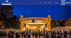 Desktop Screenshot of northbeachbandshell.com